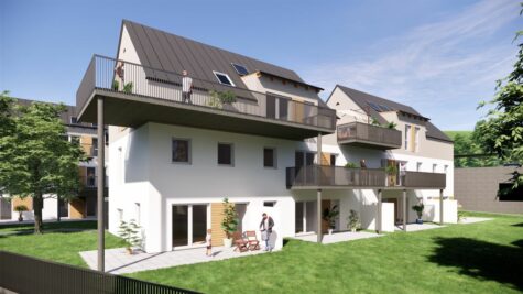 BAUSTART IN KÜRZE! Deine Aussicht von der 4 -Zimmer Gartenwohnung! Familienwohntraum mit angrenzenden Bildungseinrichtungen und dem GRÜNEN Extra!, 8413 Sankt Georgen an der Stiefing (Österreich), Erdgeschosswohnung